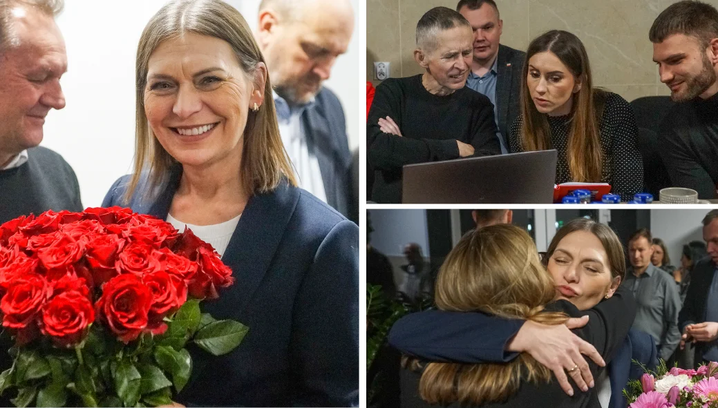 Wieczór wyborczy w sztabie Marioli Czechowskiej. Były kwiaty, podziękowania i łzy wzruszeń [FOTO] - Zdjęcie główne