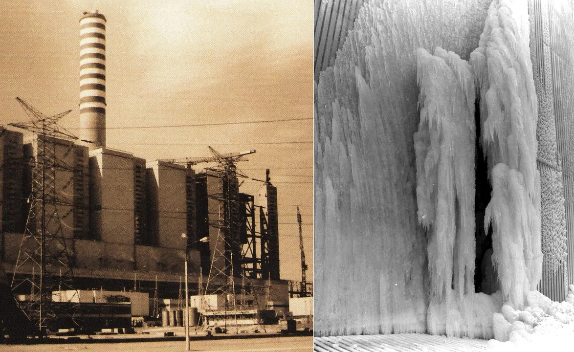 Niezwykła historia z elektrowni Bełchatów. Góra lodowa runęła w dół - Zdjęcie główne