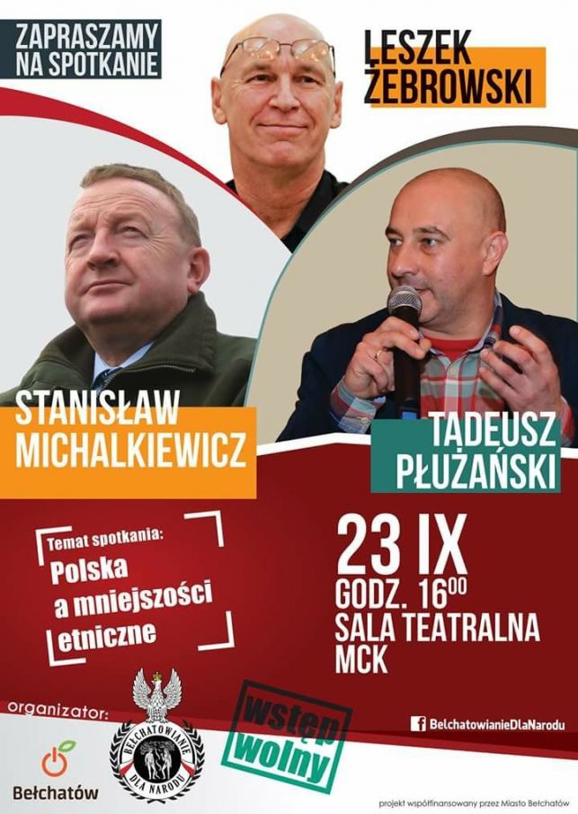Michalkiewicz, Żebrowski i Płużański odwiedzą Bełchatów - Zdjęcie główne