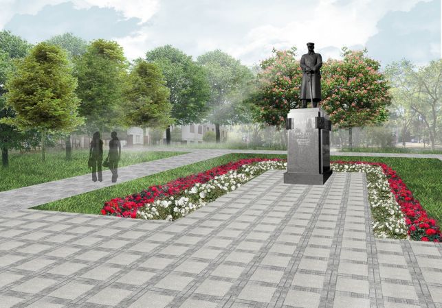 Pomysł na pomnik - Piłsudski z cegiełek - Zdjęcie główne