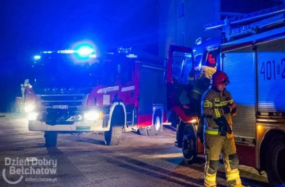 Pięć zastępów strażaków wezwanych do pożaru w Helenowie. Ogień pojawił się nagle... - Zdjęcie główne