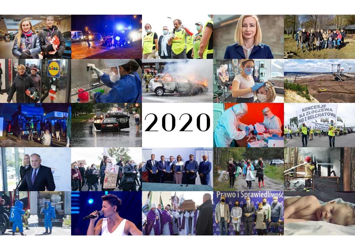 Podsumowanie wydarzeń 2020 roku w Bełchatowie. Co przyniosło nam minione dwanaście miesięcy? - Zdjęcie główne