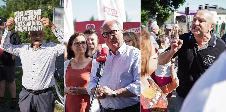 Emocje i kłótnia na spotkaniu Lewicy w Bełchatowie. ''Wszystko mi mówi, że mnie ktoś pokocha'' [FOTO] - Zdjęcie główne