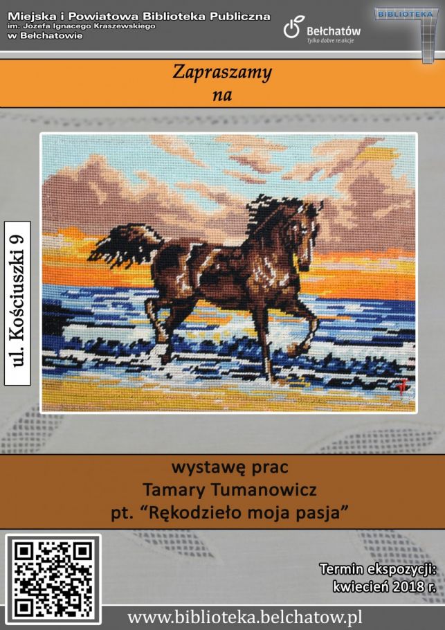 Wystawa pt. "Rękodzieło moja pasja"-Tamara Tumanowicz - Zdjęcie główne