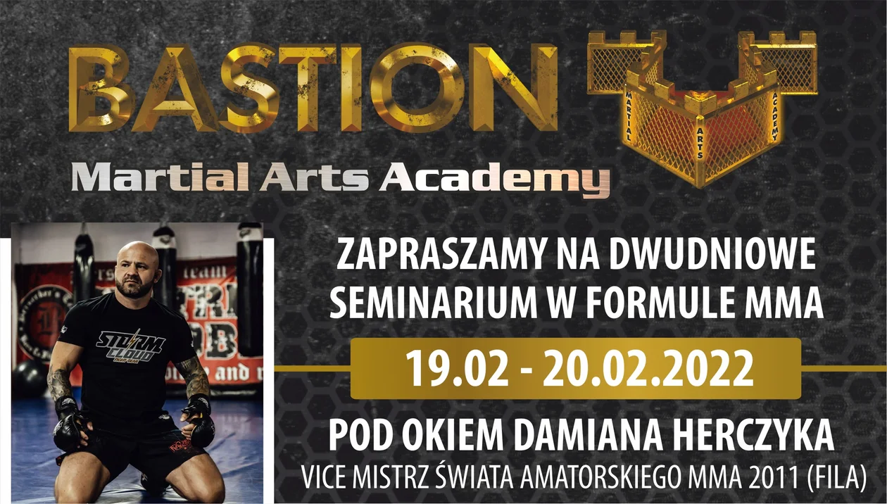 Nowa Akademia Sztuk Walki Bastion w Bełchatowie zaprasza na dwudniowe seminarium w formule MMA! - Zdjęcie główne