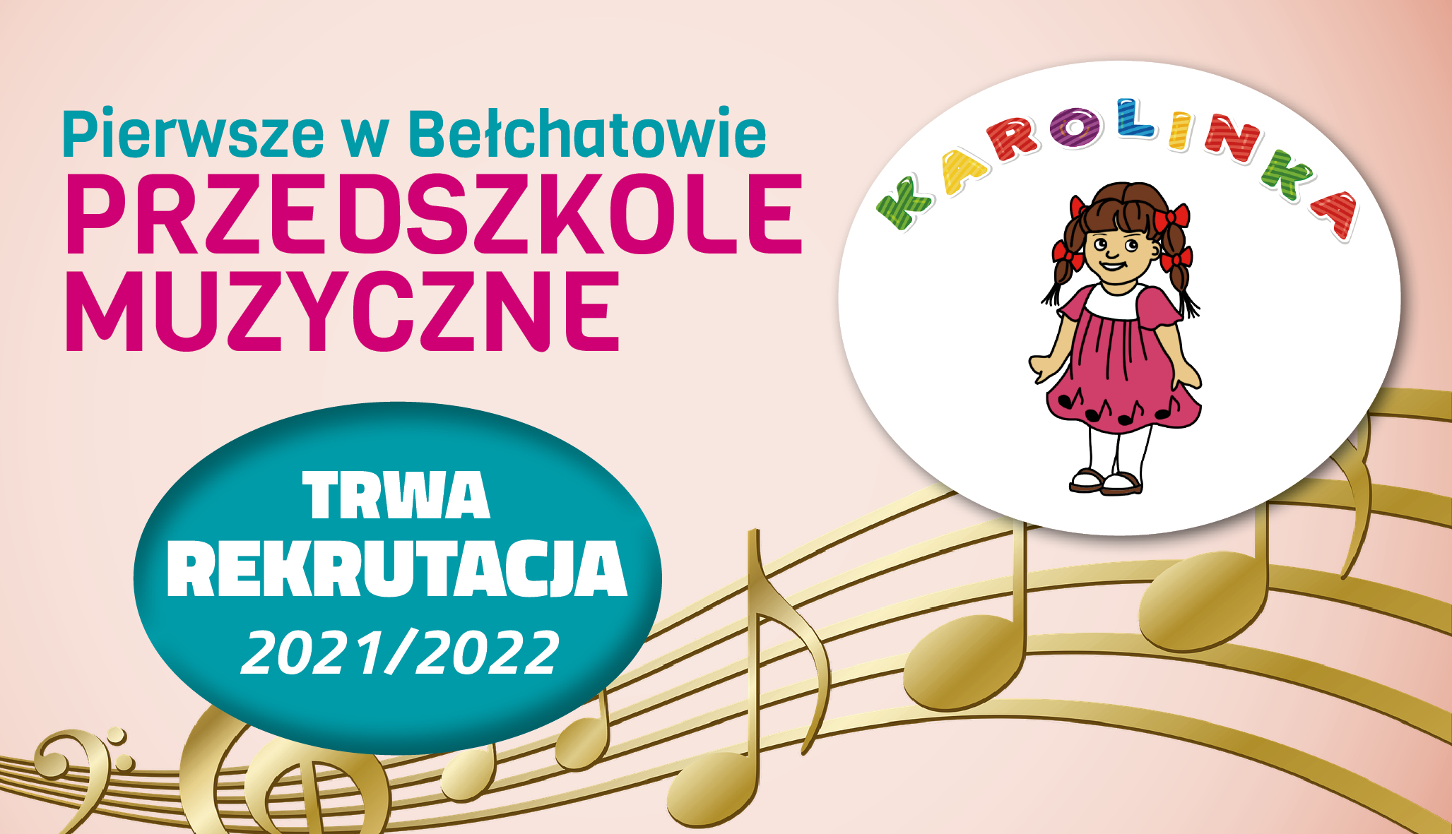 Pierwsze w Bełchatowie przedszkole muzyczne. "Karolinka" zaprasza do rekrutacji na nowy rok szkolny - Zdjęcie główne