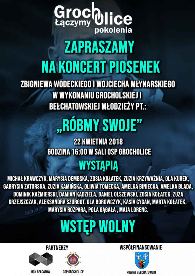Koncert piosenek Zbigniewa Wodeckiego i Wojciecha Młynarskiego - Zdjęcie główne