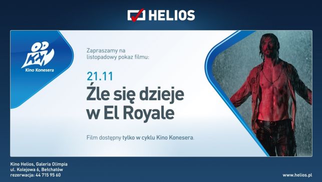 Kino Konesera – Źle się dzieje w El Royale - Zdjęcie główne