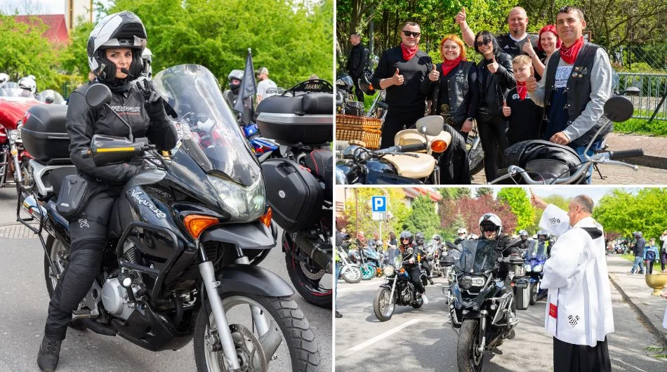 Rozpoczęcie sezonu motocyklowego w Bełchatowie. Święcenie jednośladów i parada ulicami miasta [FOTO] - Zdjęcie główne