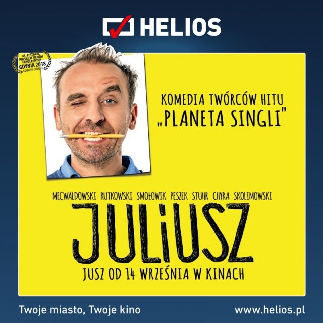 Brawurowa komedia „JULIUSZ” na ekranach kin Helios! - Zdjęcie główne