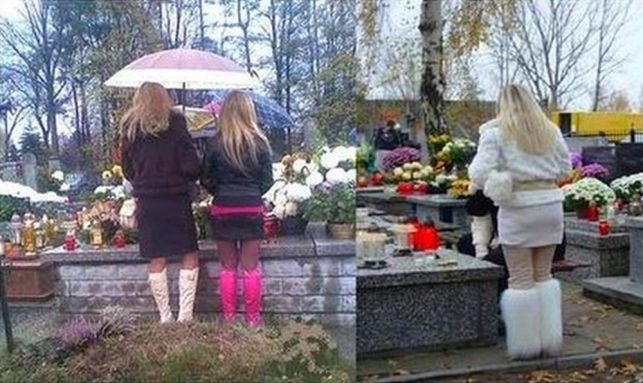 W mini na cmentarz, czyli jak nie ubierać się 1 listopada - Zdjęcie główne