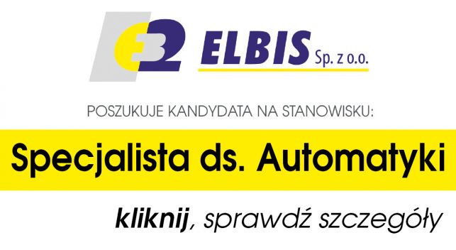 Oferta pracy - ELBIS - Zdjęcie główne