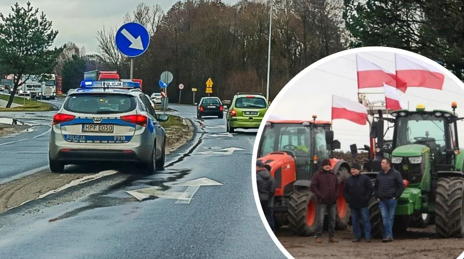 Bełchatów stoi w korkach przez protest rolników. Jak sytuacja na drodze do kopalni i elektrowni? - Zdjęcie główne