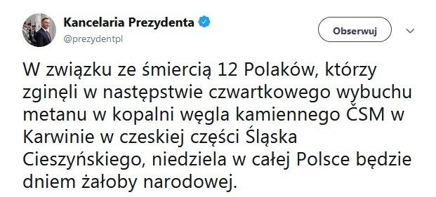 Zginęło 12 Polaków. Niedziela dniem żałoby narodowej - Zdjęcie główne