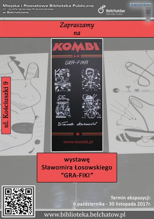 Plastyczne wcielenie założyciela Kombi. Wystawa GRA-FIK do końca listopada - Zdjęcie główne