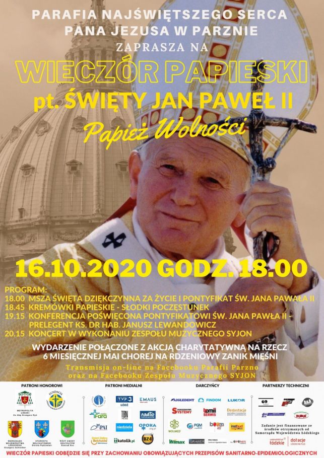 Dni papieskie w Parznie. Będzie modlitwa, słodycze i wyjątkowy koncert - Zdjęcie główne