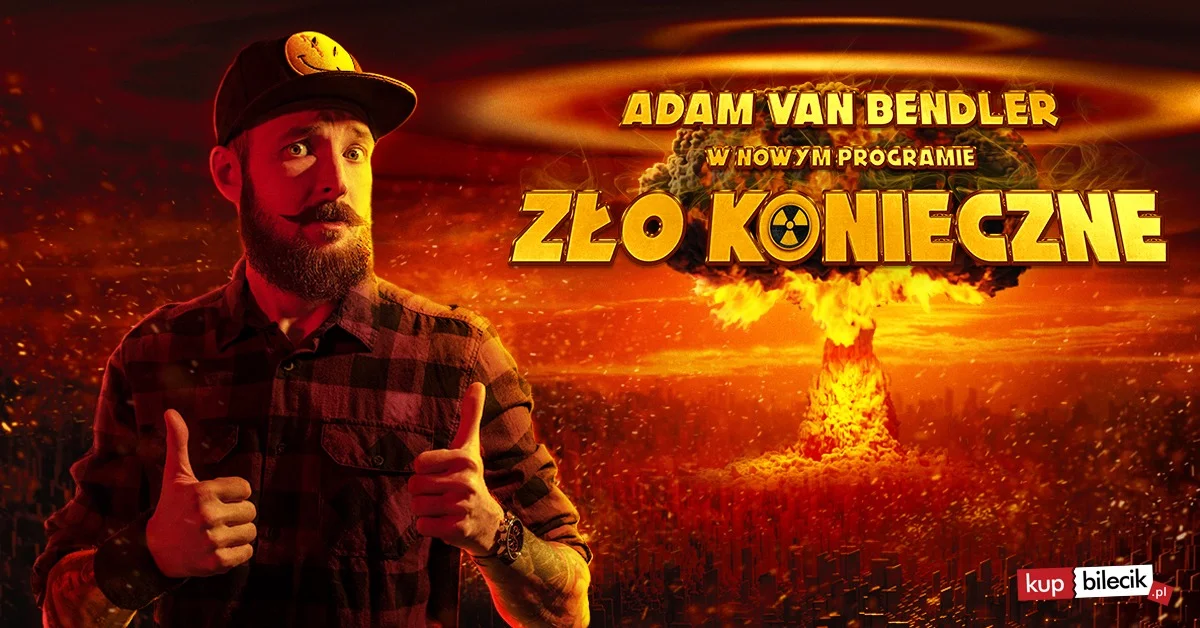 17 marca w MCK Bełchatów wystąpi Adam Van Bendler ze swoim nowym programem "Zło konieczne" - Zdjęcie główne