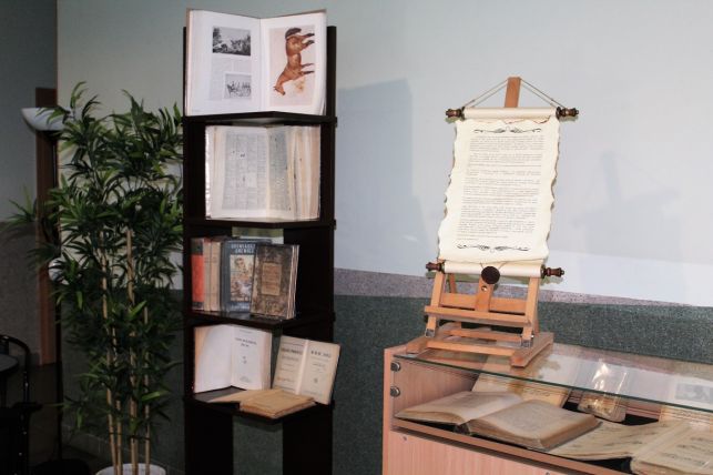 Wystawa w Bibliotece-"Perełki  bełchatowskiej książnicy" - Zdjęcie główne