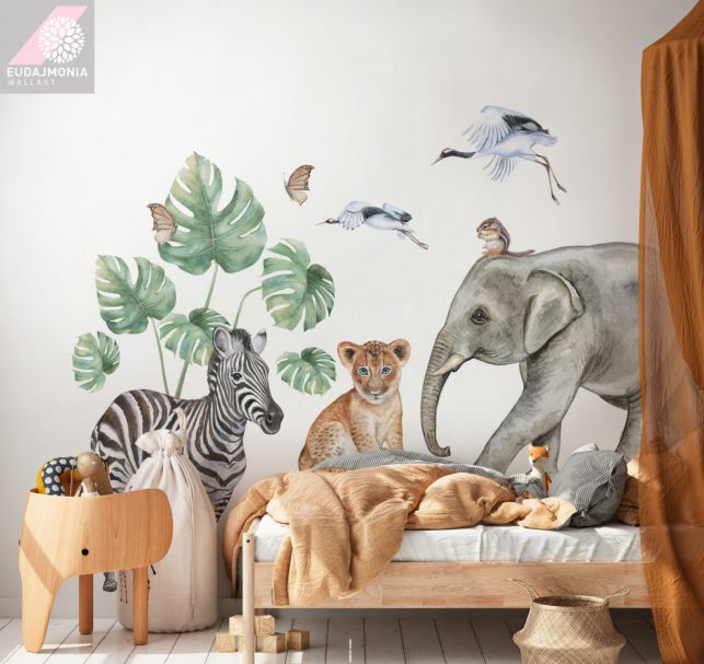Naklejki na ścianę jako nowoczesne dekoracje. Zaproś zwierzęta do pokoju dziecka! - Zdjęcie główne