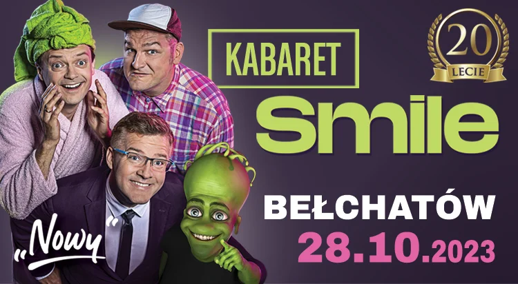 Kabaret Smile już wkrótce w Bełchatowie! Artyści przygotowali specjalny prezent na swoje 20-lecie. - Zdjęcie główne