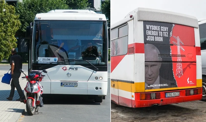 Putin na autobusach straszy zelowian. Za akcją stoi... prezes PGE - Zdjęcie główne