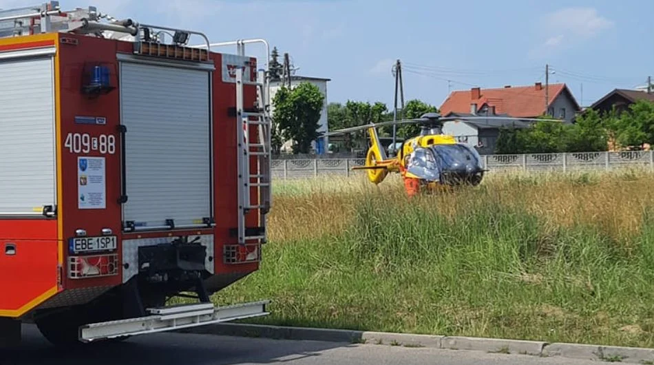 Dziecko potrącone przez kierującą BMW. Na miejscu lądował śmigłowiec LPR - Zdjęcie główne