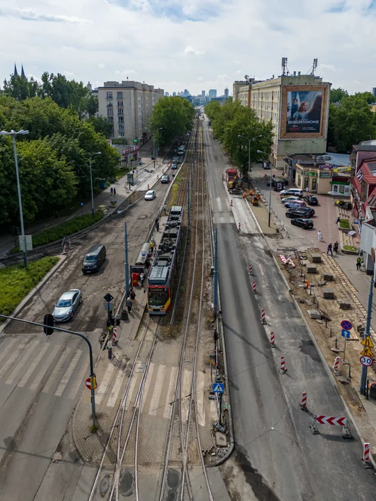 Trwa remont ulicy Zachodniej w Łodzi