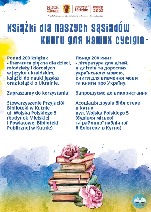 Ukraińskie książki w kutnowskiej bibliotece