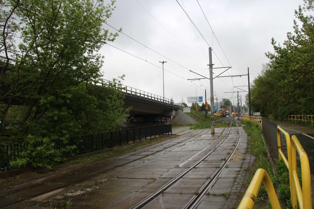Zajezdnia tramwajowa Chocianowice w Łodzi w remoncie