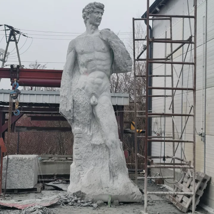 Rzeźba Dawida w Gostyninie 20.01.2023