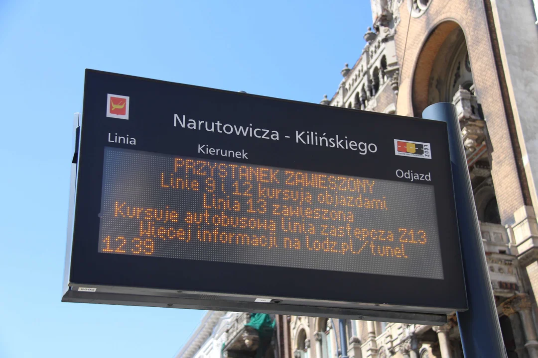Nieczynny przystanek tramwajowy Narutowicza/Kilińskiego