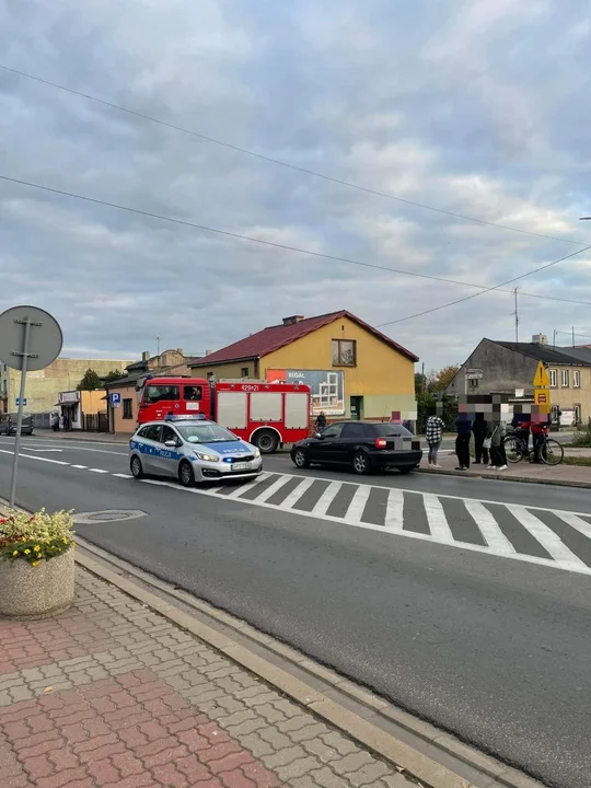 Potrącenie rowerzysty w Krośniewicach. Lądował śmigłowiec LPR
