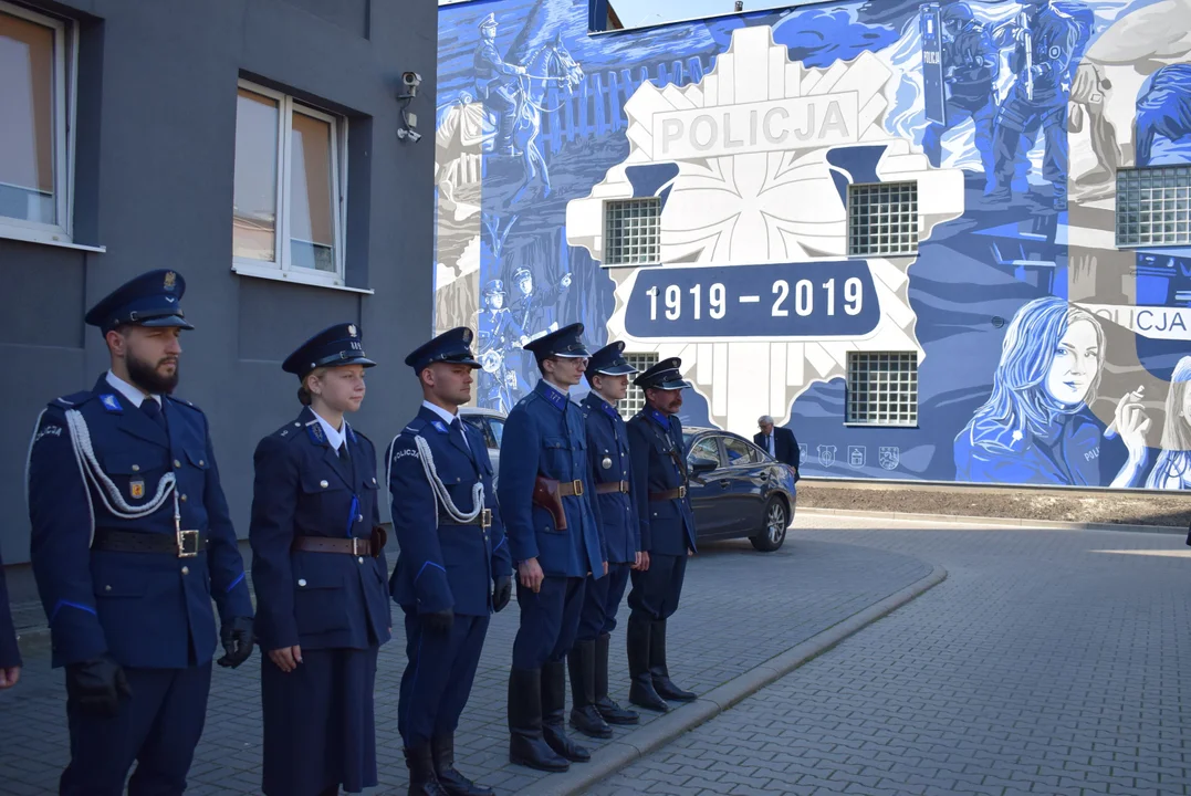 Uroczystości przy KPP w Zgierzu