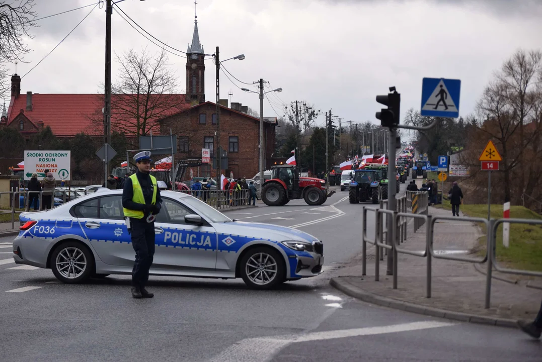 Protest rolników w Łódzkiem