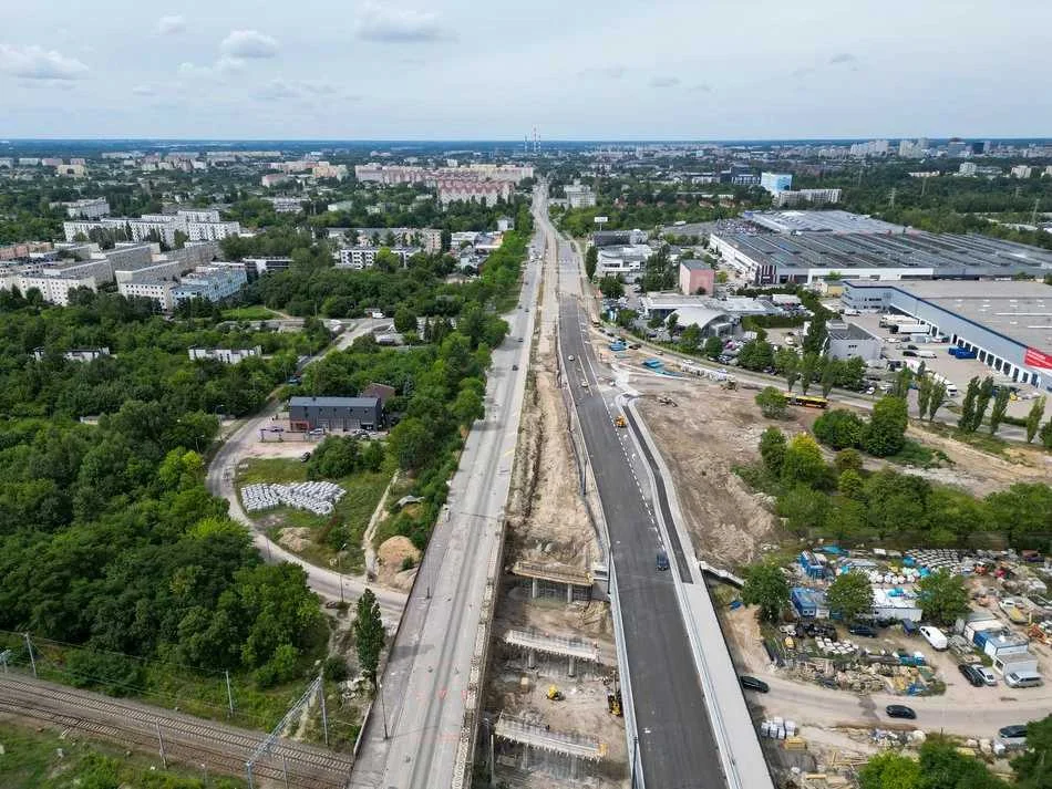 Jeden z trzech wiaduktów na Przybyszewskiego gotowy