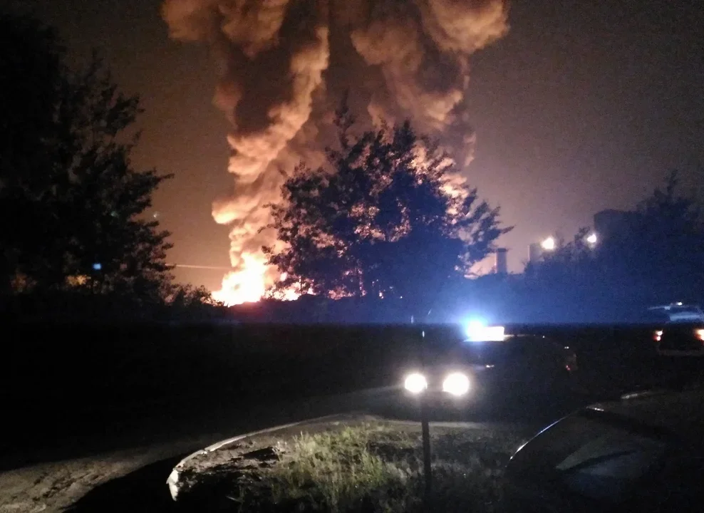 Minęło pięć lat od ogromnego pożaru na Borucie. Mieszkańcy Zgierza i okolic byli przerażeni [zdjęcia]