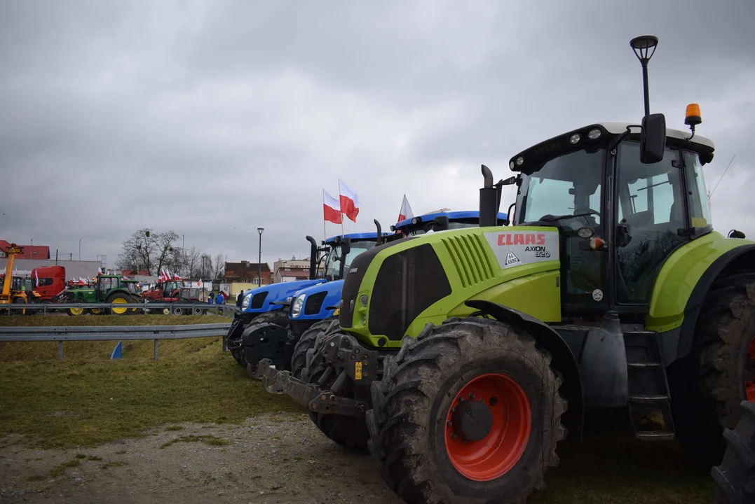 Protest rolników w Łódzkiem