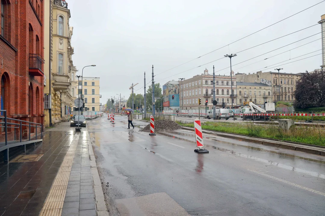 Skrzyżowanie al. Kościuszki i ul. Zielonej do zamknięcia