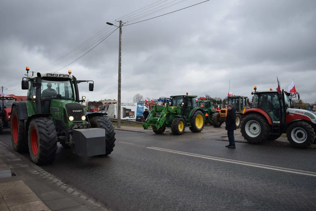 Protest rolników w Łódzkiem