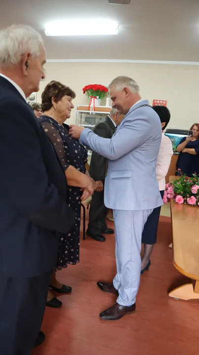 Złote Gody dwóch małżeństw w gminie Łanięta