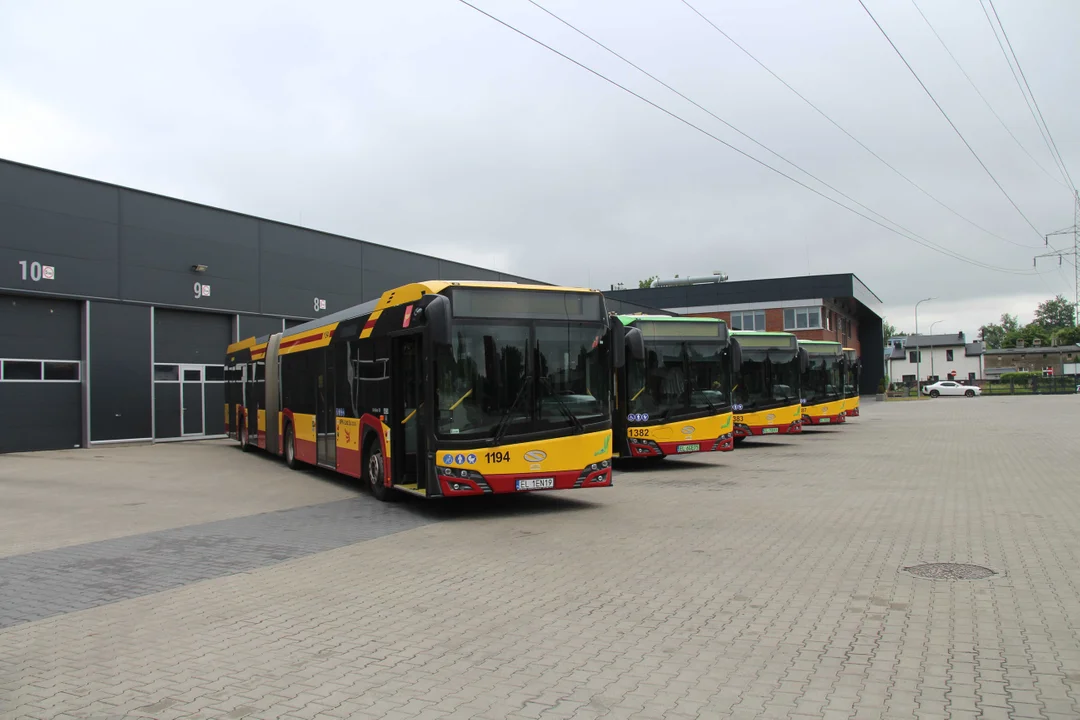 Nowe autobusy marki Solaris w barwach MPK Łódź