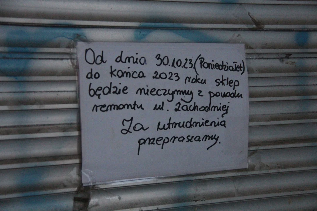 Remont ulicy Legionów w Łodzi - stan na 16.01.2024 r.