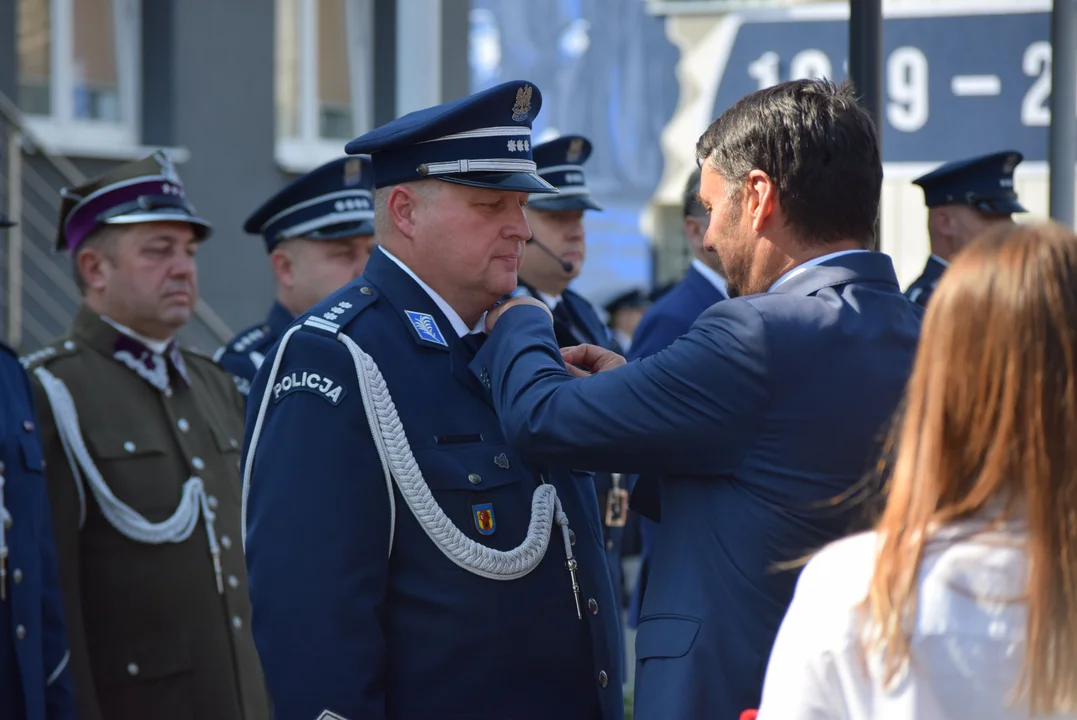 Uroczystości przy KPP w Zgierzu