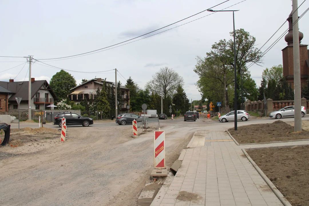 Trwa remont ulicy Pomorskiej i Mileszki w Łodzi