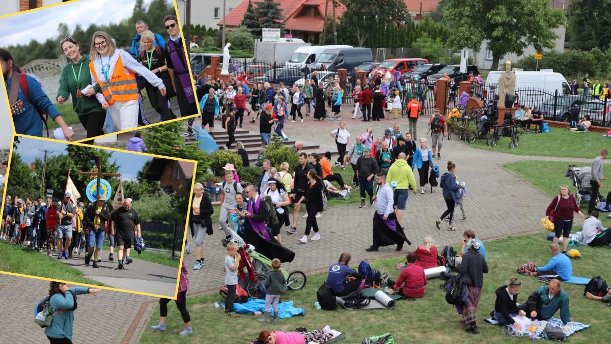 Setki pielgrzymów w Kutnie. Za kilka dni dotrą na Jasną Górę [ZDJĘCIA] - Zdjęcie główne