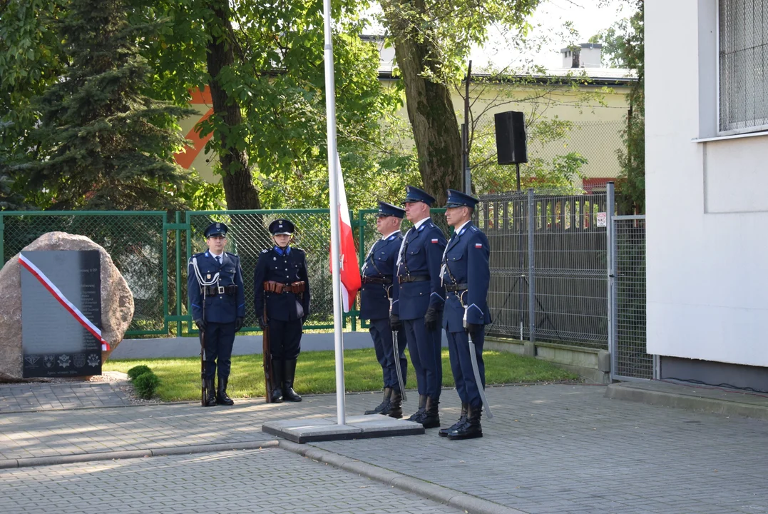 Uroczystości przy KPP w Zgierzu