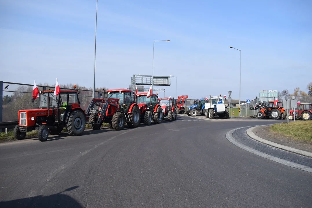 Protest rolników w Łódzkiem