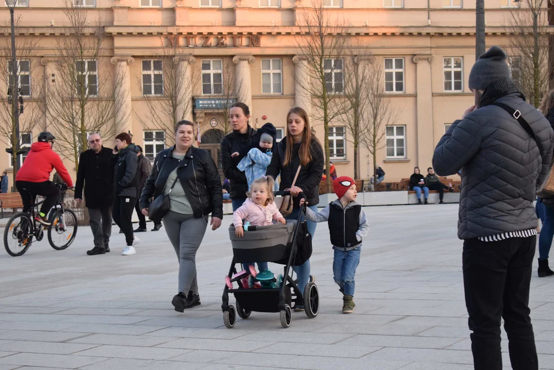 Plac Wolności w Łodzi po otwarciu