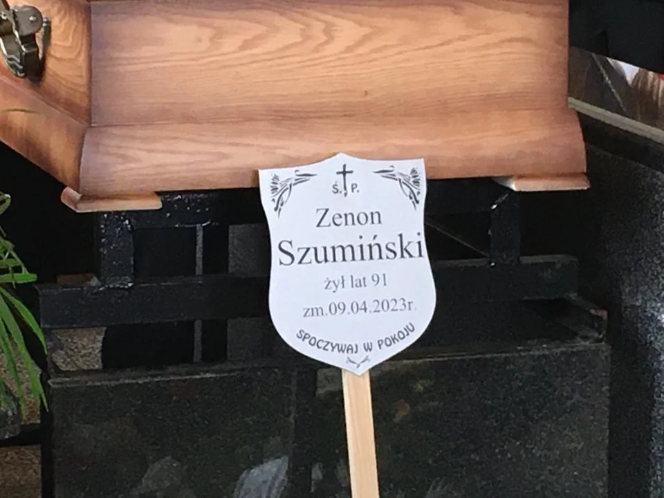 Pogrzeb Zenona Szumińskiego na cmentarzu w Zgierzu