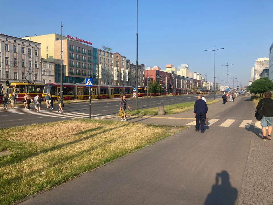 Utrudnienia w ruchu tramwajów MPK Łódź na ul. Zachodniej